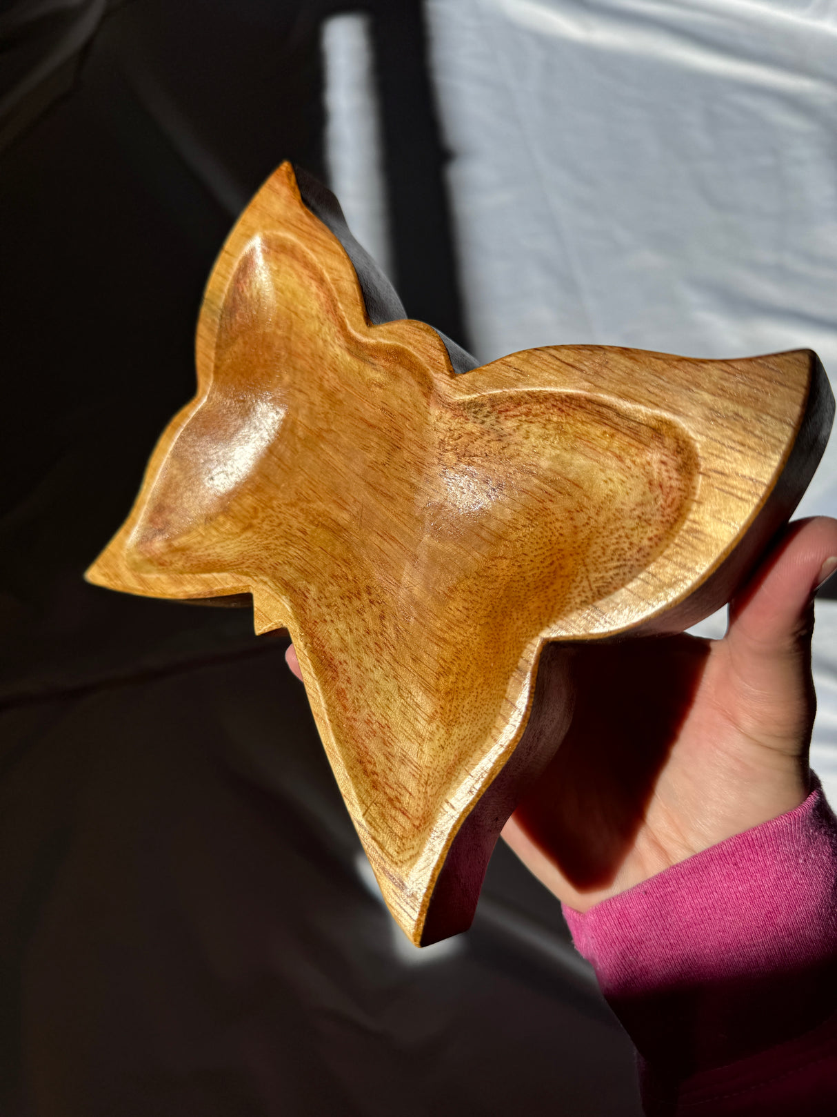 Wooden Butterfly Bowl