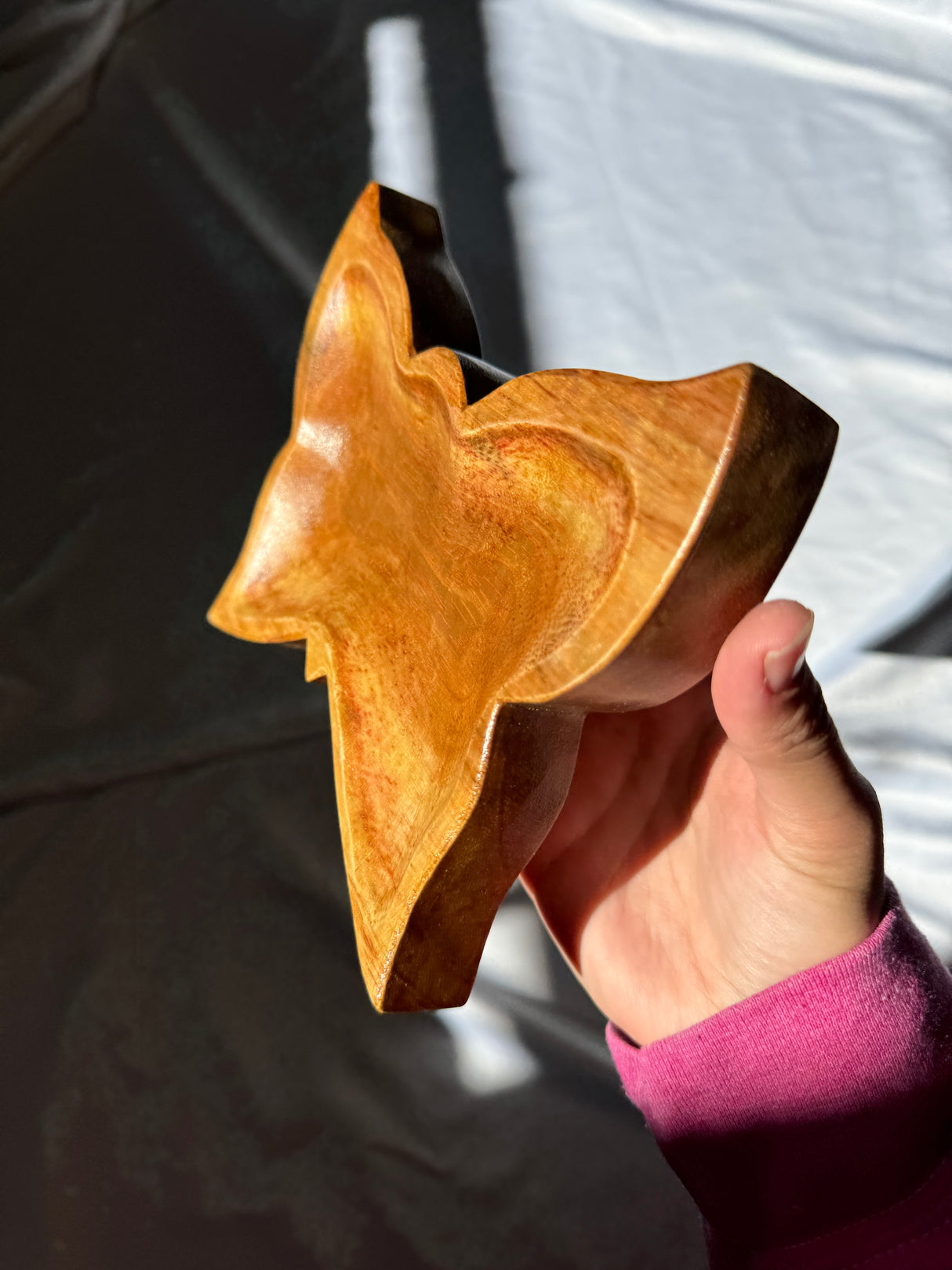 Wooden Butterfly Bowl