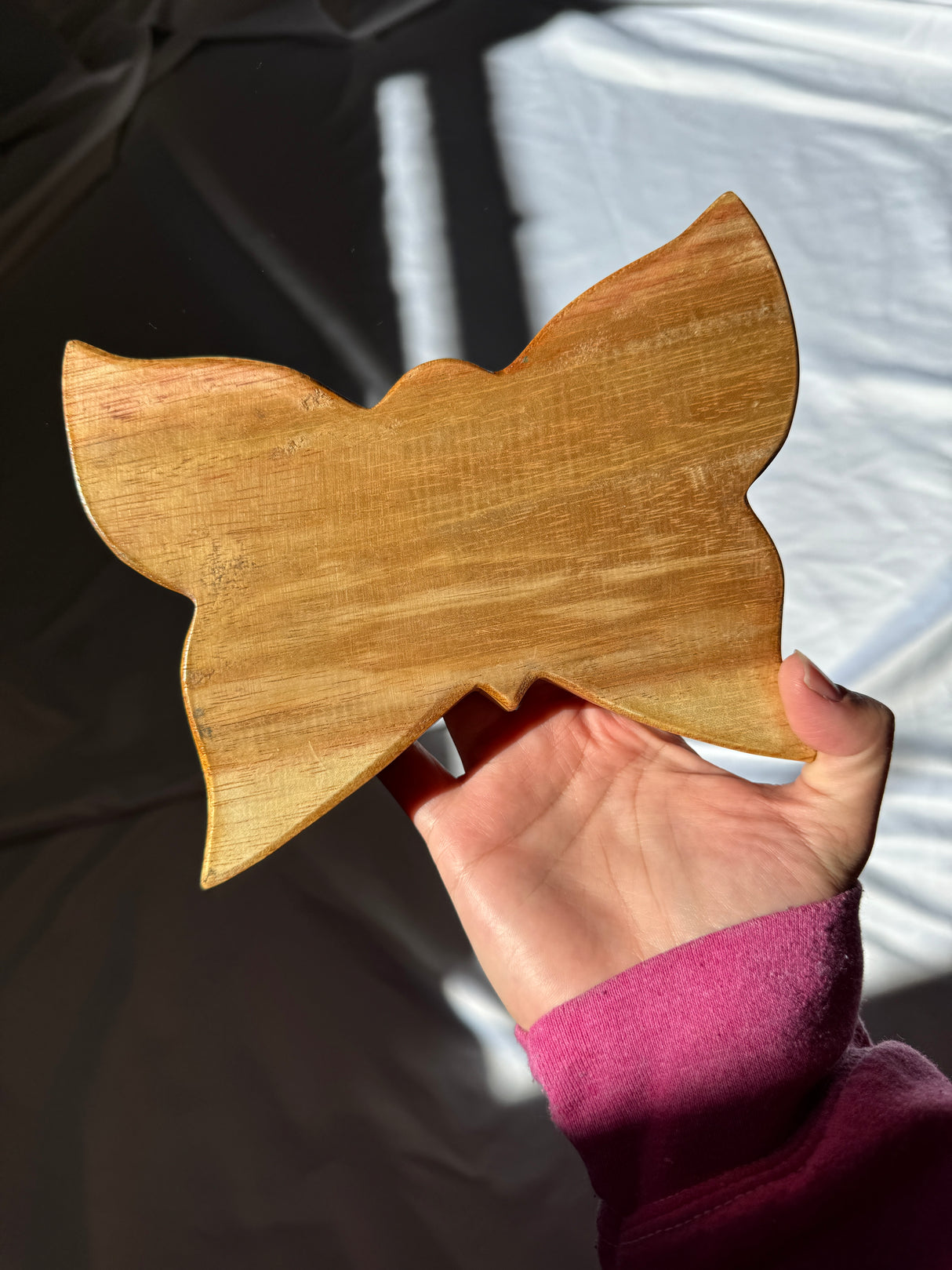 Wooden Butterfly Bowl