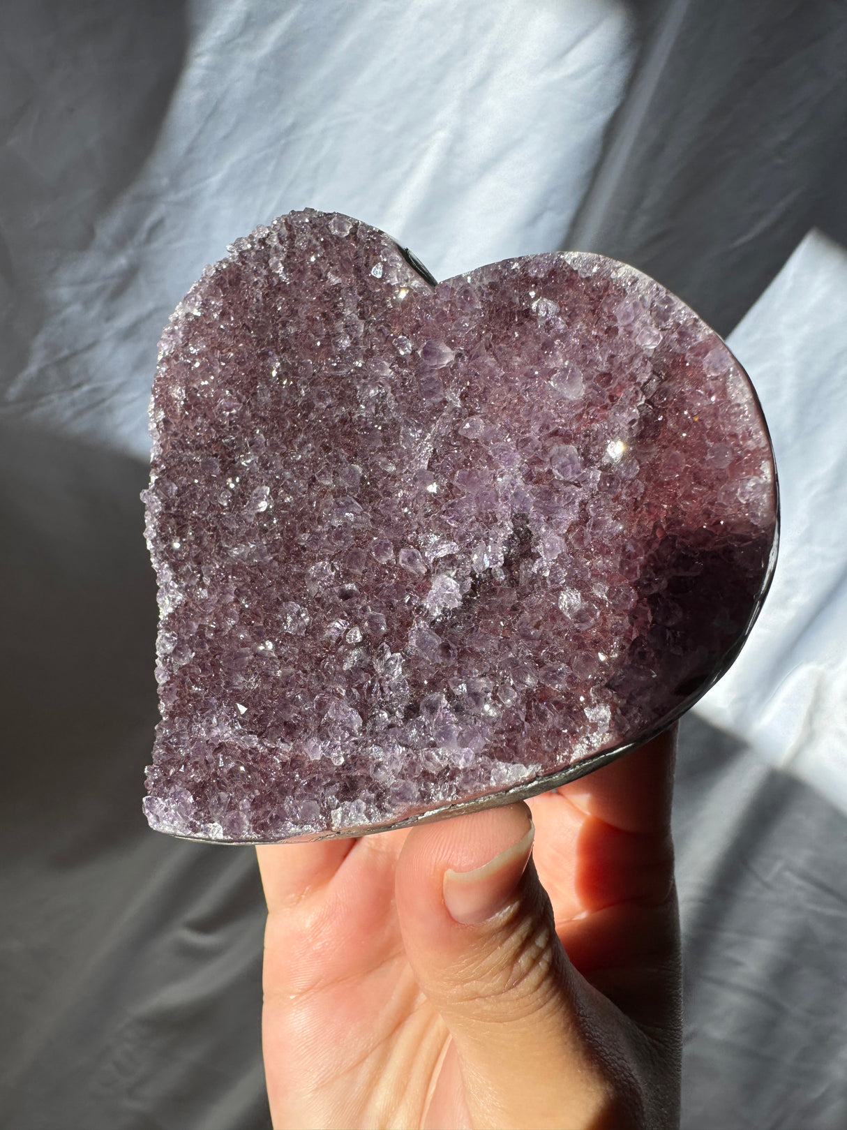Uruguayan Amethyst Heart