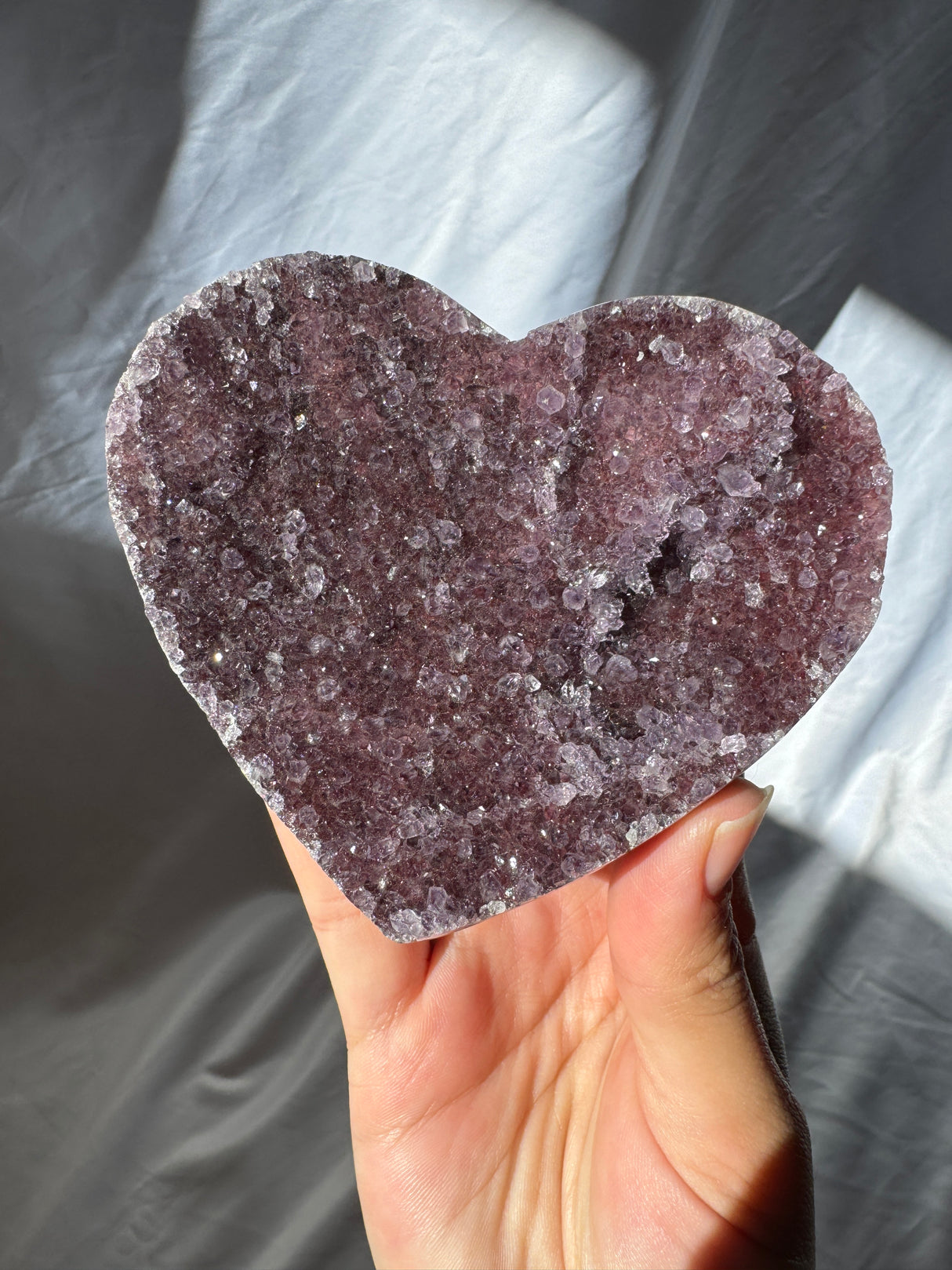 Uruguayan Amethyst Heart