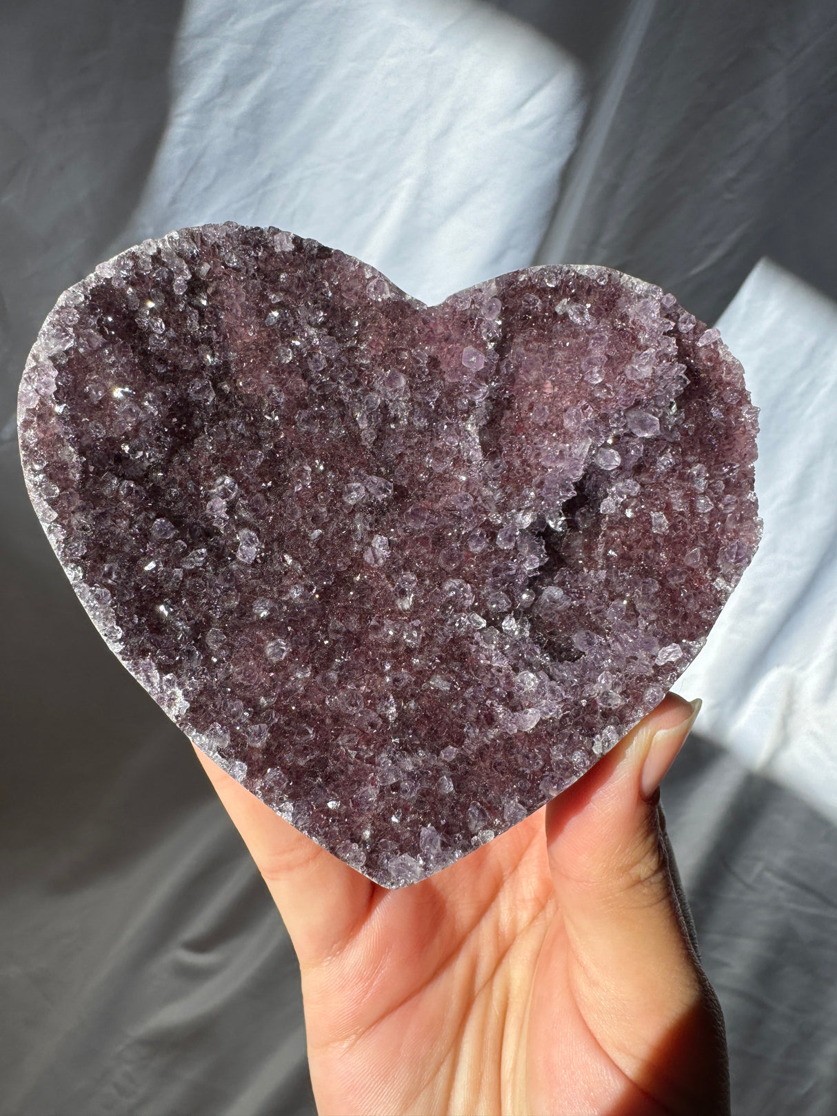 Uruguayan Amethyst Heart