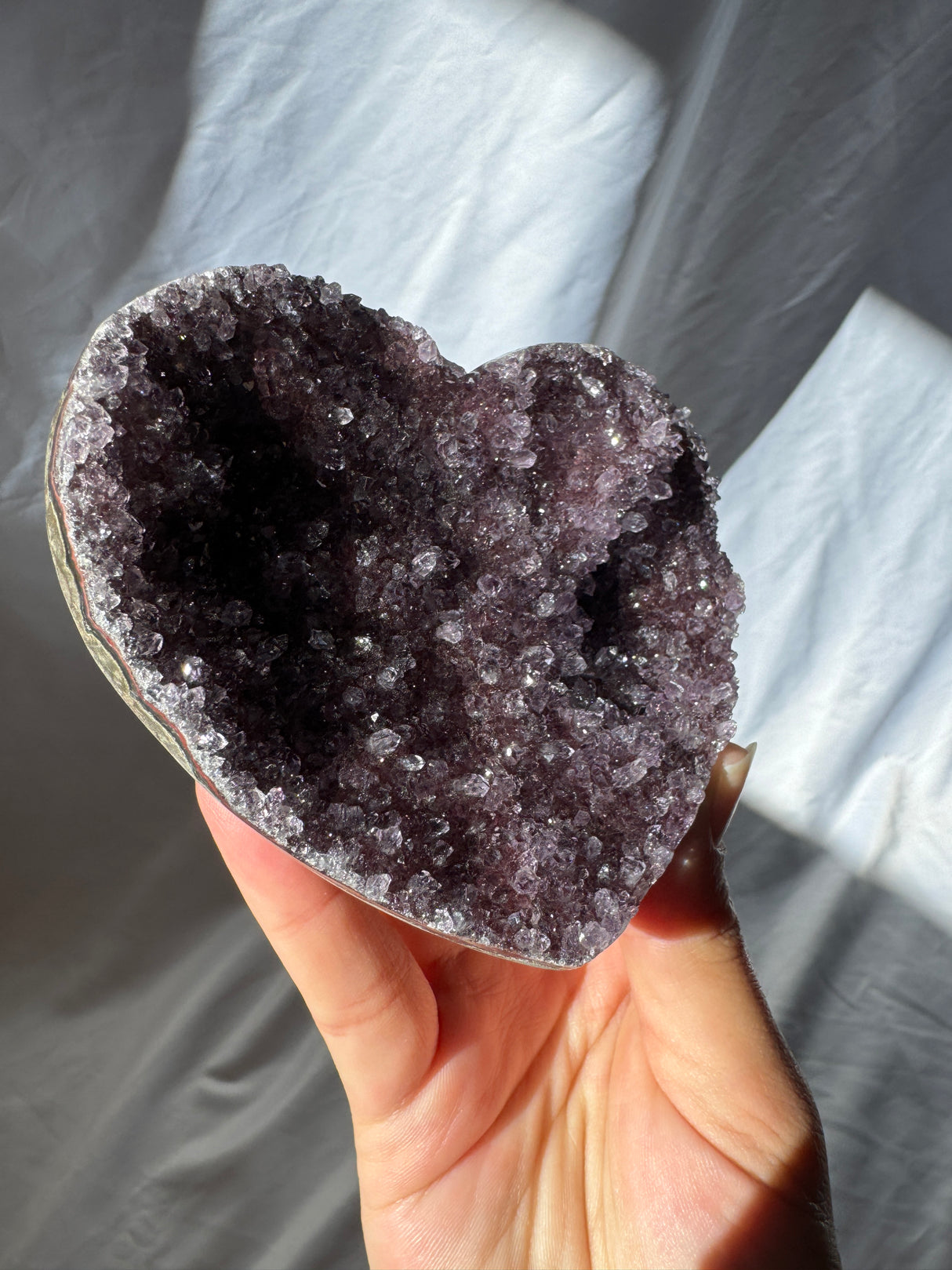 Uruguayan Amethyst Heart