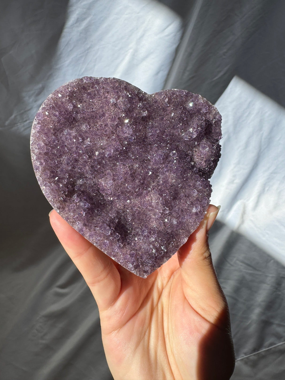 Uruguayan Amethyst Heart