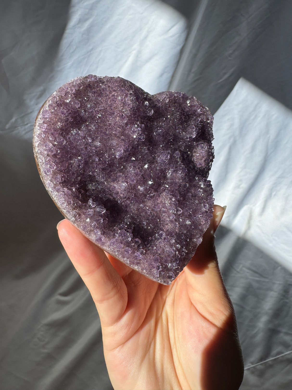 Uruguayan Amethyst Heart