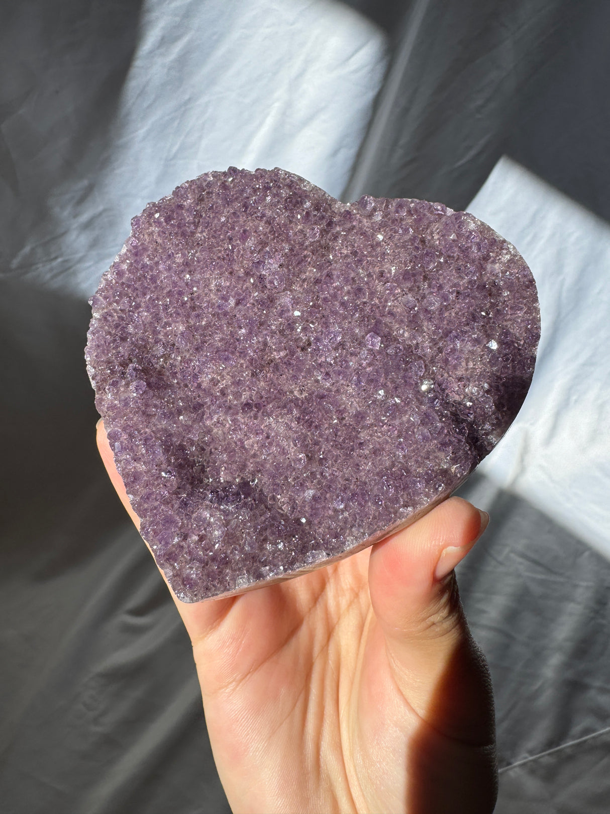 Uruguayan Amethyst Heart