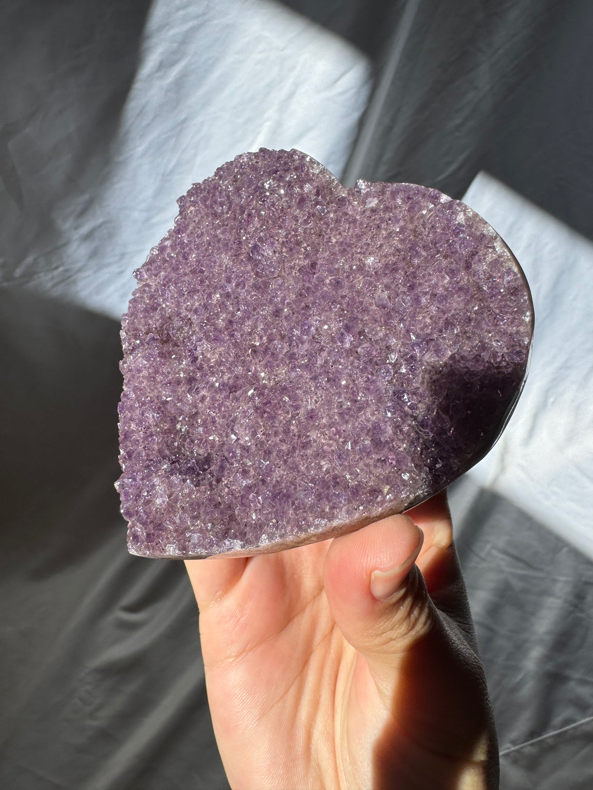 Uruguayan Amethyst Heart