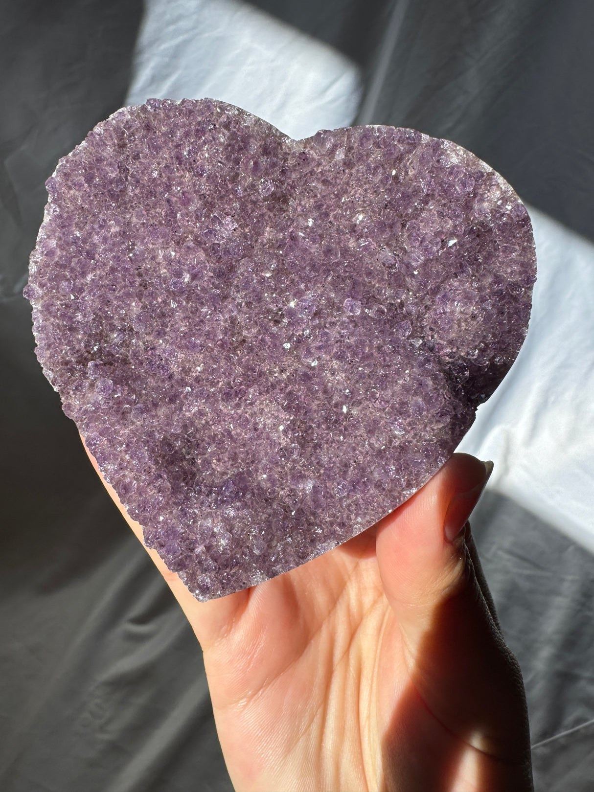 Uruguayan Amethyst Heart