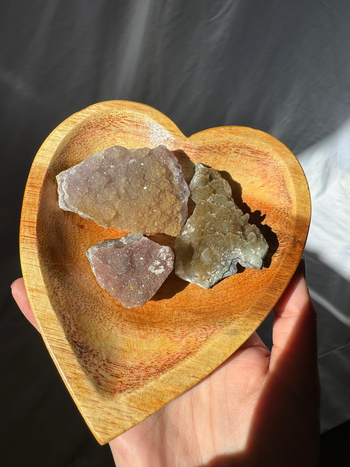Raw Rainbow Amethyst Set (Bowl not included)