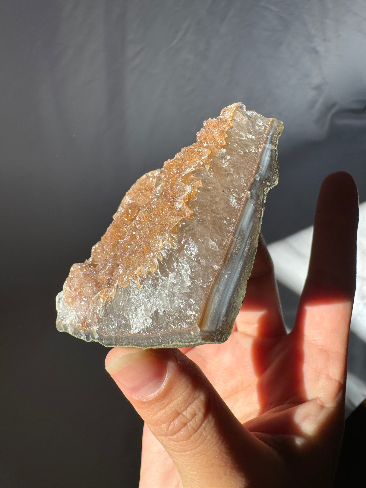 Bronze Druzy Raw Rainbow Amethyst