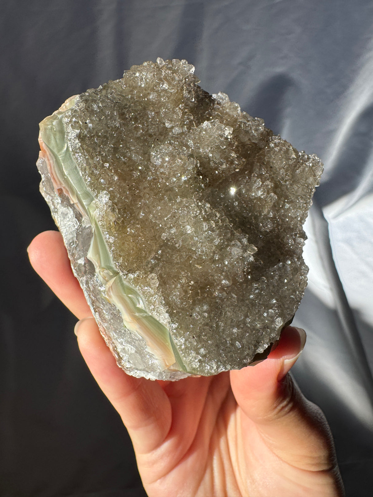 Raw Rainbow Amethyst Cluster