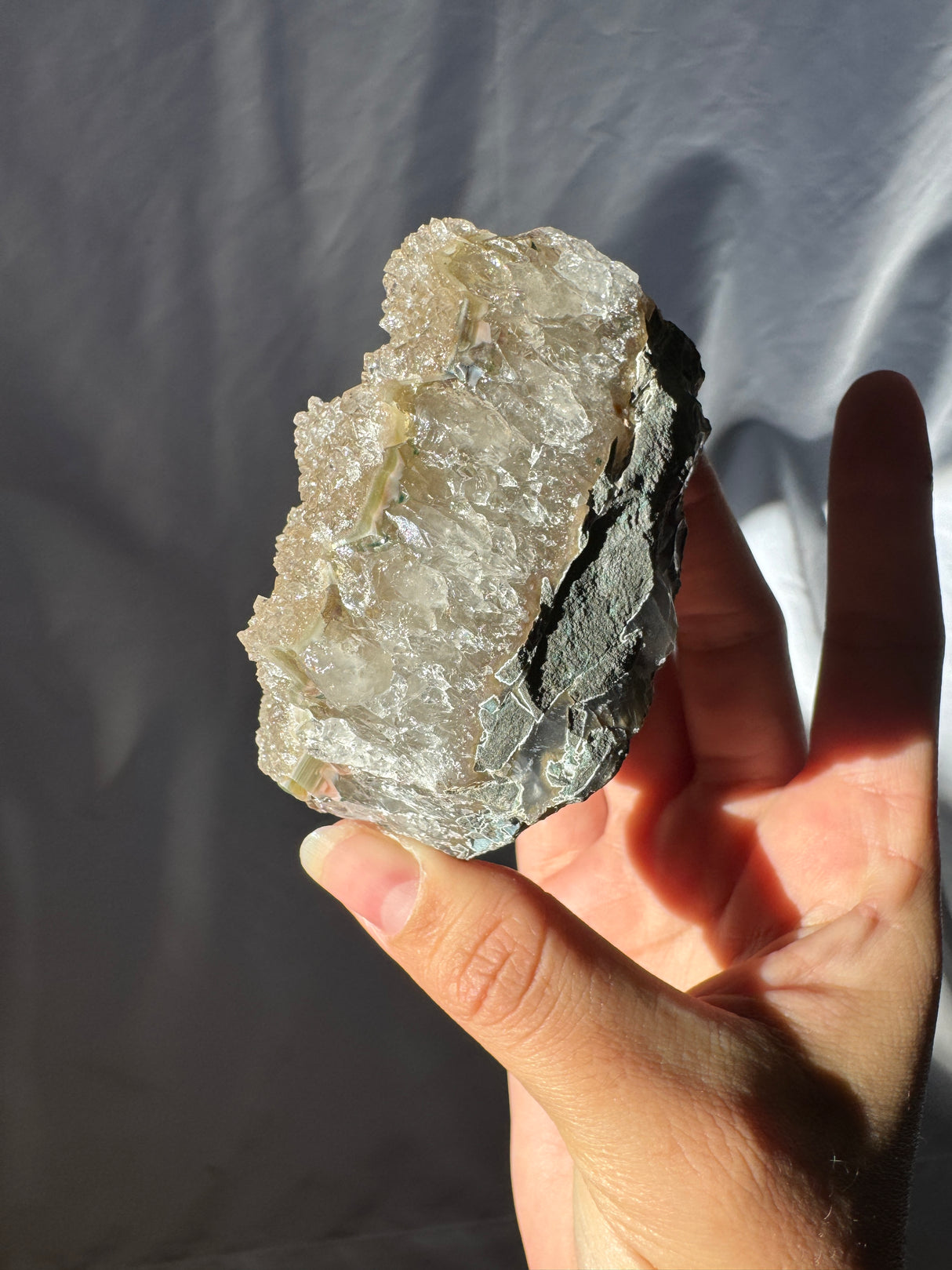 Raw Rainbow Amethyst Cluster