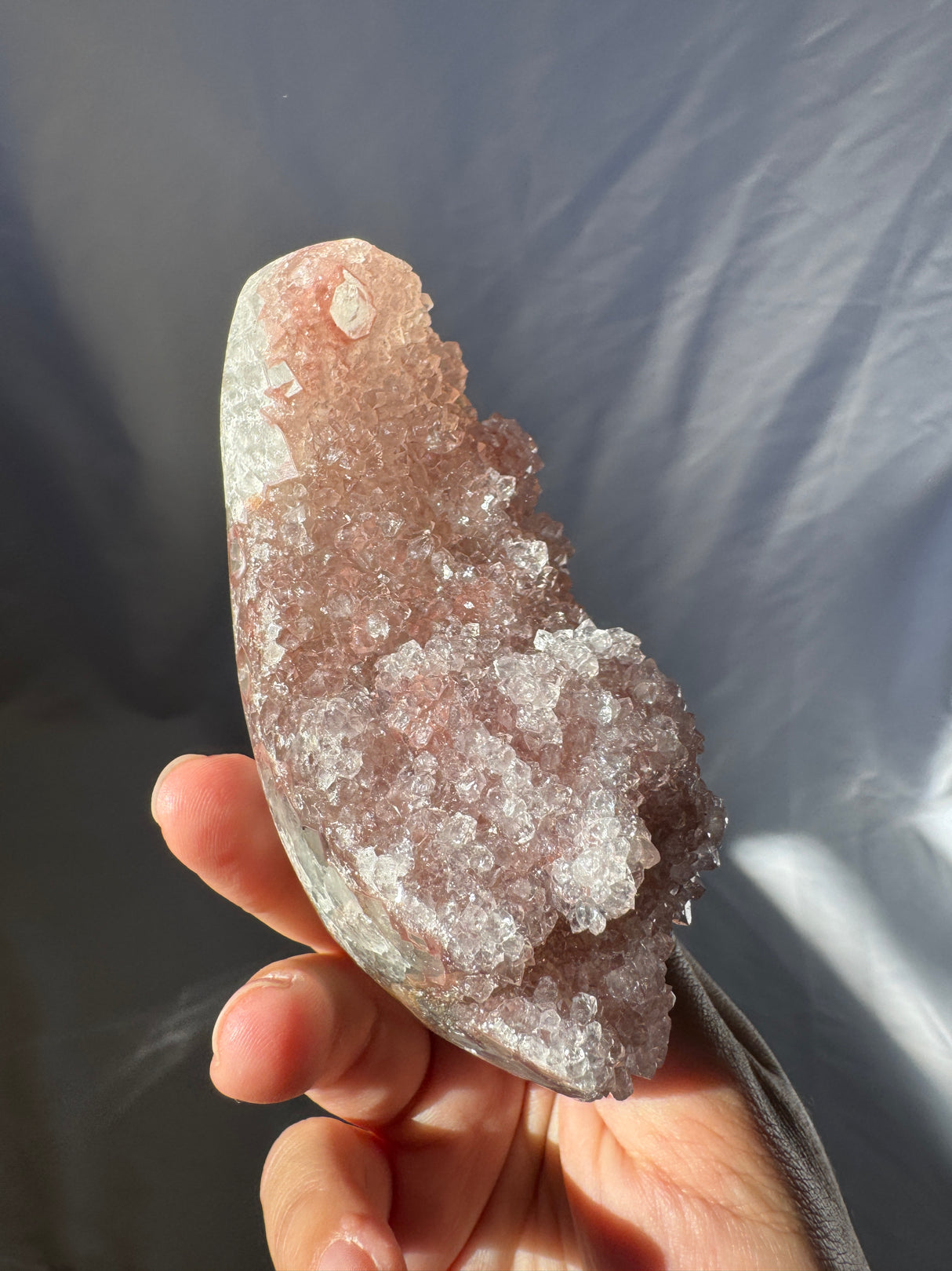 Pink Rainbow Amethyst Free Form (Self Stands)