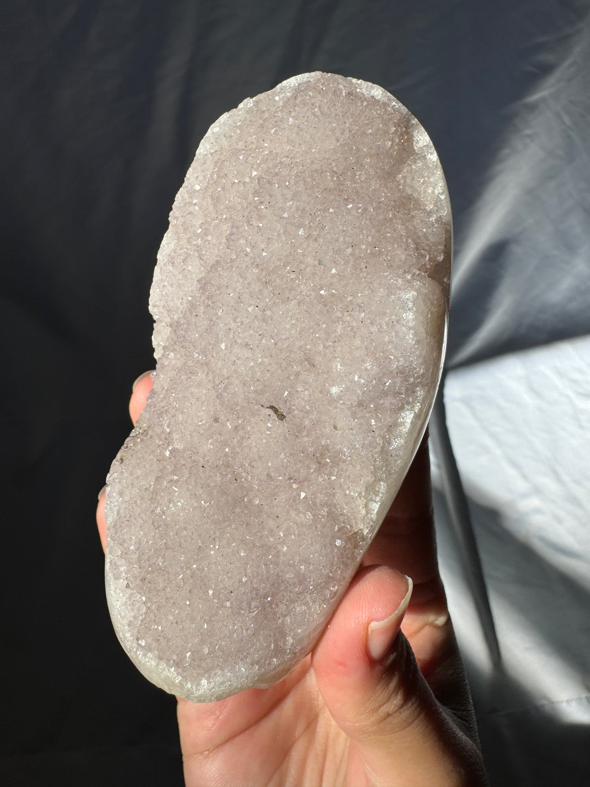 Pale Lavender Rainbow Amethyst Free Form (Self Stands)