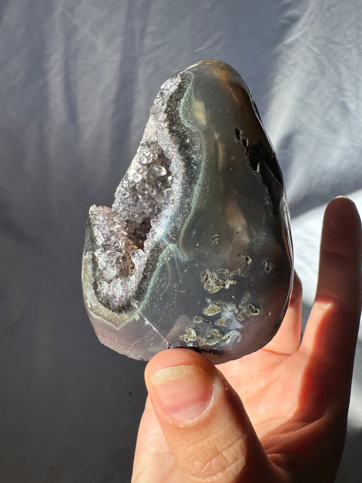 Black Rainbow Amethyst Free Form