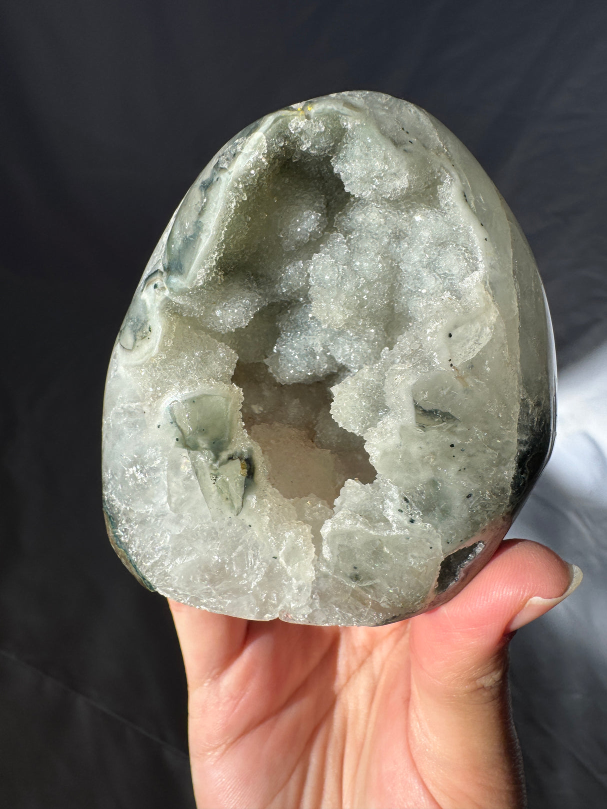 Druzy Sage Rainbow Amethyst Free Form