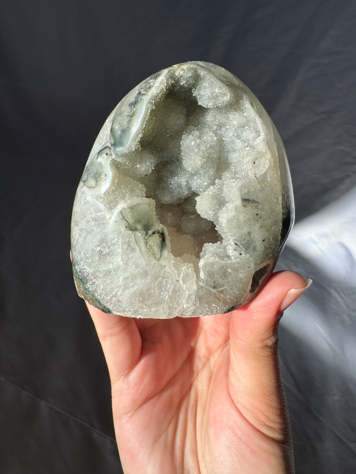 Druzy Sage Rainbow Amethyst Free Form