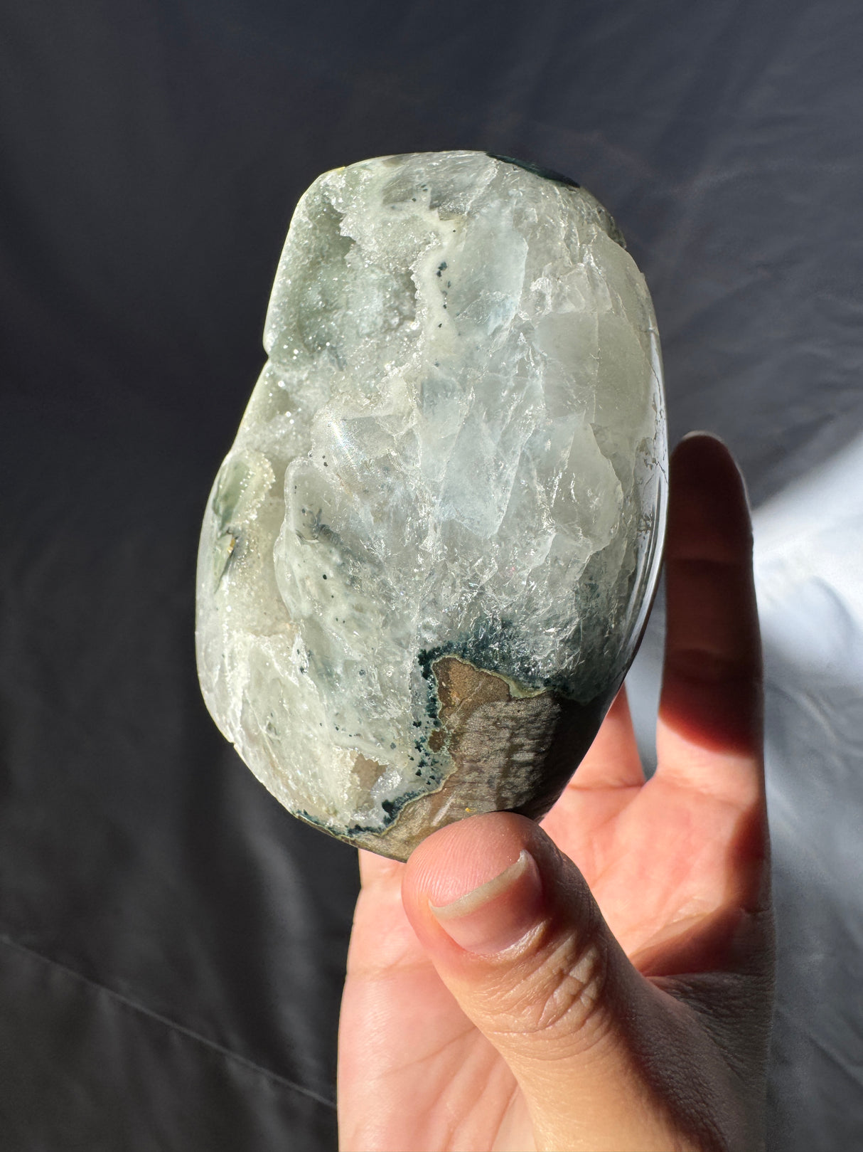 Druzy Sage Rainbow Amethyst Free Form