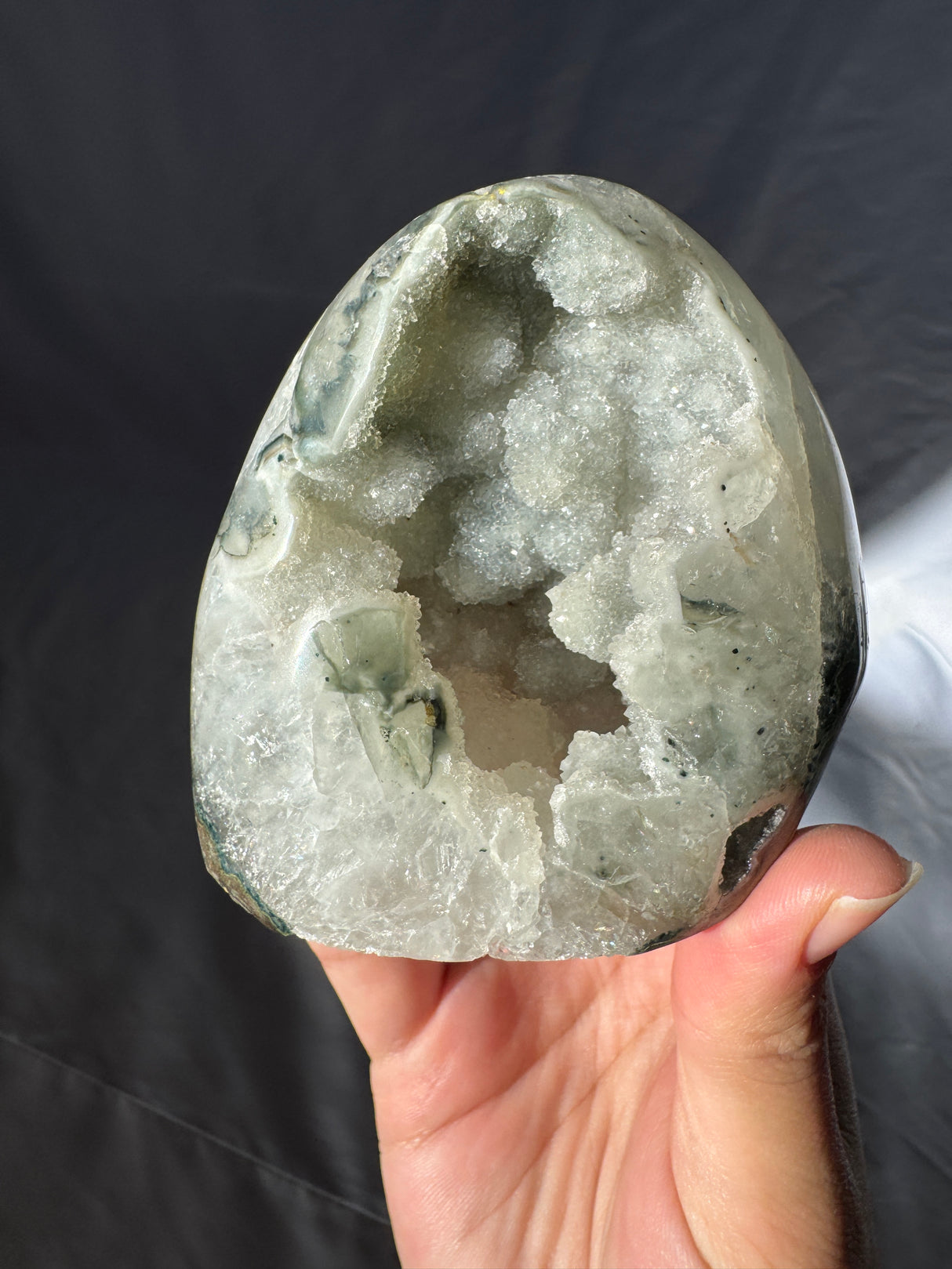 Druzy Sage Rainbow Amethyst Free Form