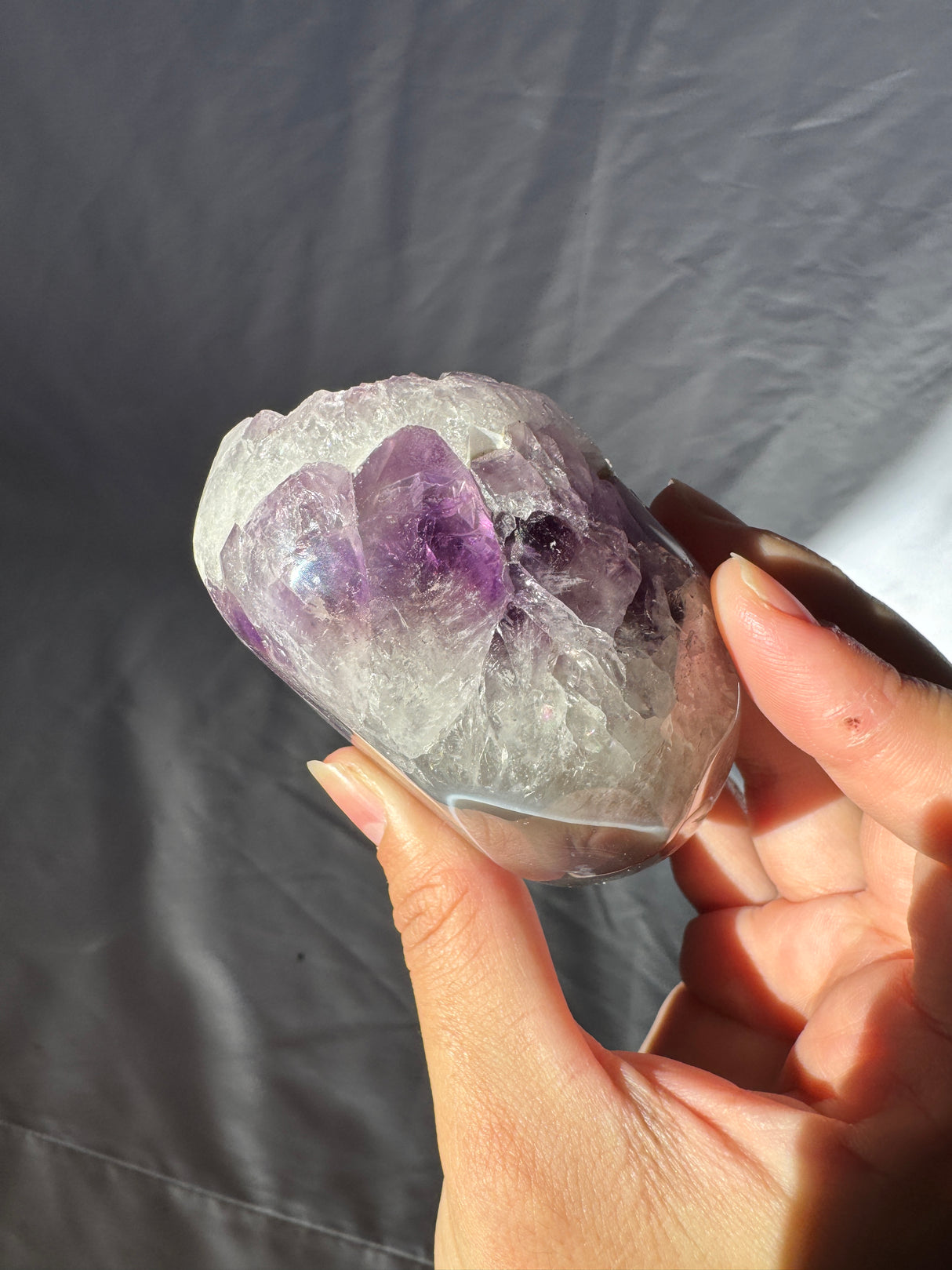 Purple Amethyst Agate Free Form