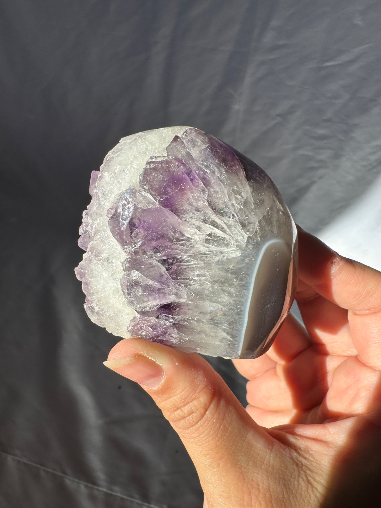 Purple Amethyst Agate Free Form
