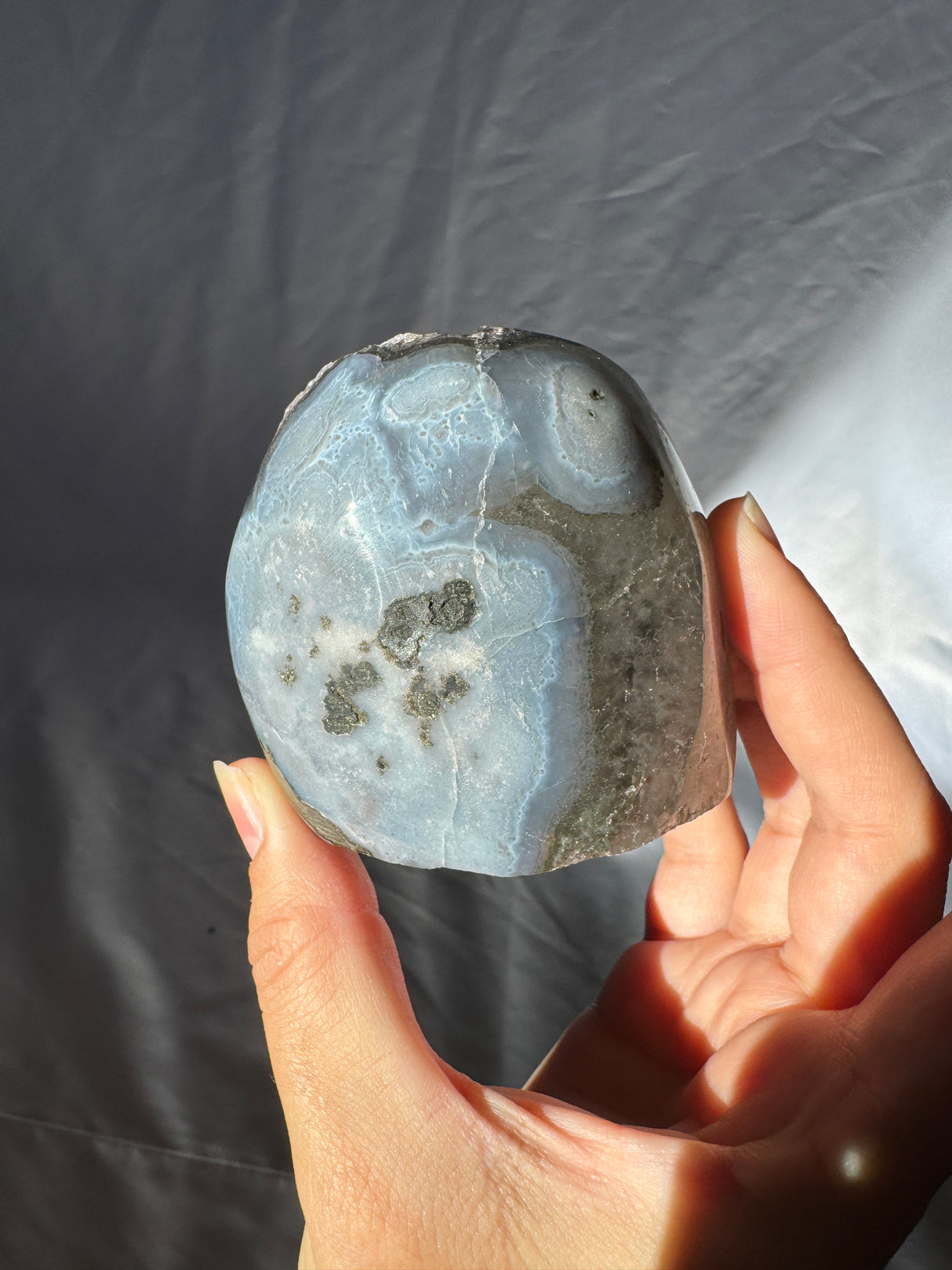 Black Amethyst Agate Free Form