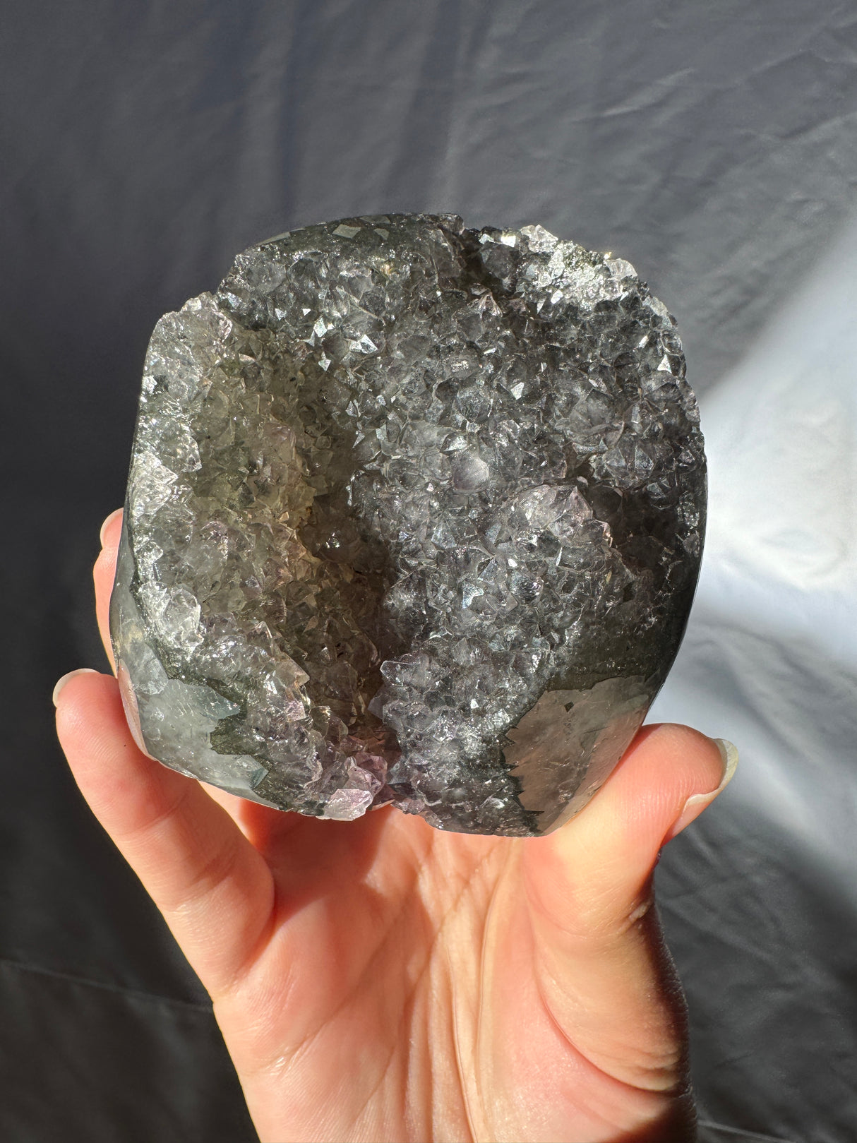 Black Amethyst Agate Free Form