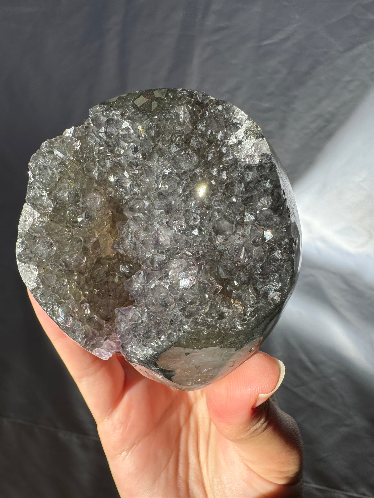 Black Amethyst Agate Free Form