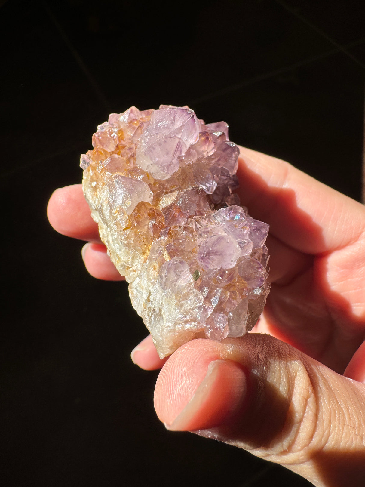 Deep Purple Spirit Quartz Cluster