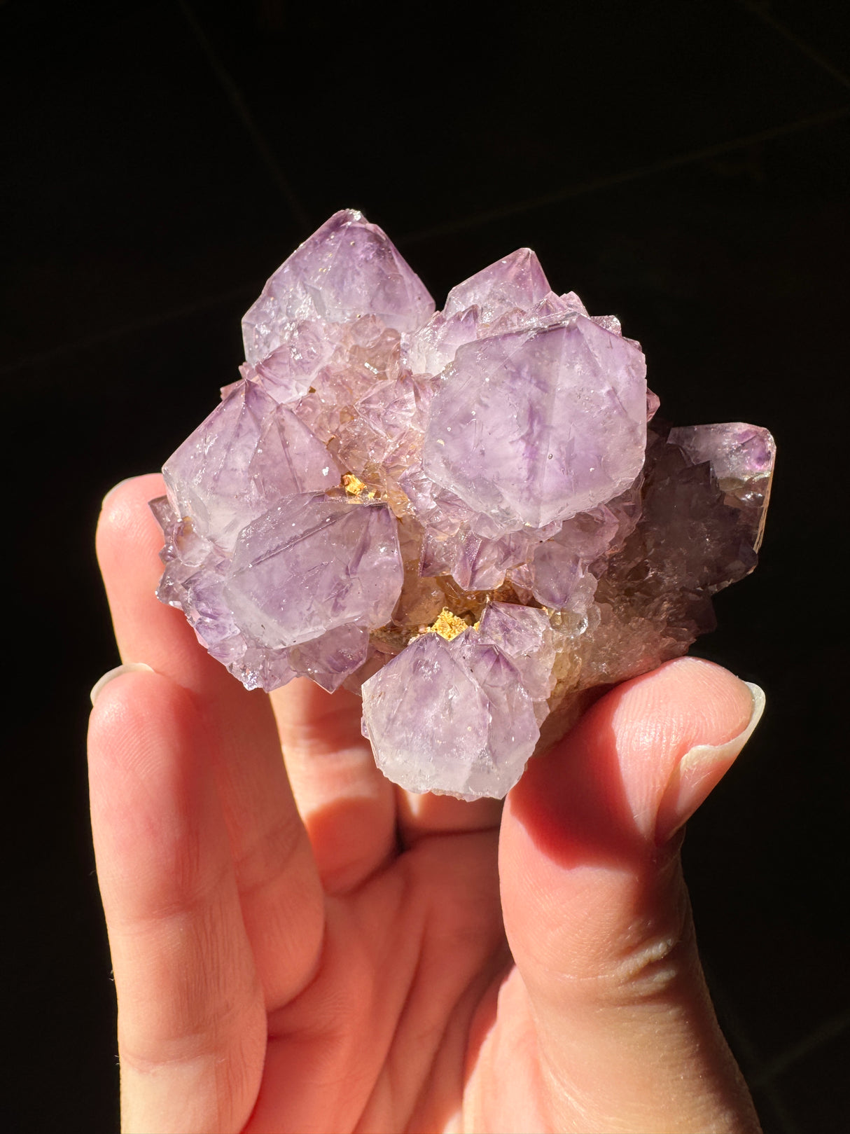 Deep Purple Spirit Quartz Cluster