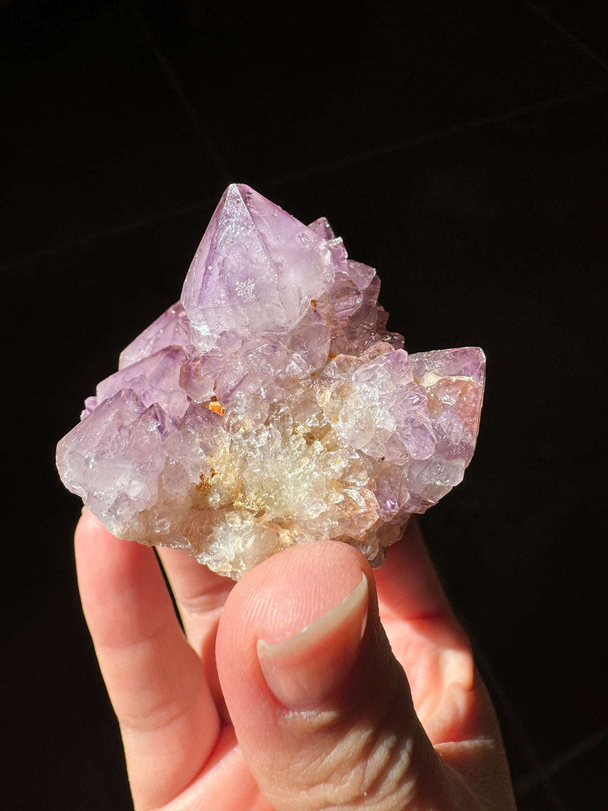 Deep Purple Spirit Quartz Cluster