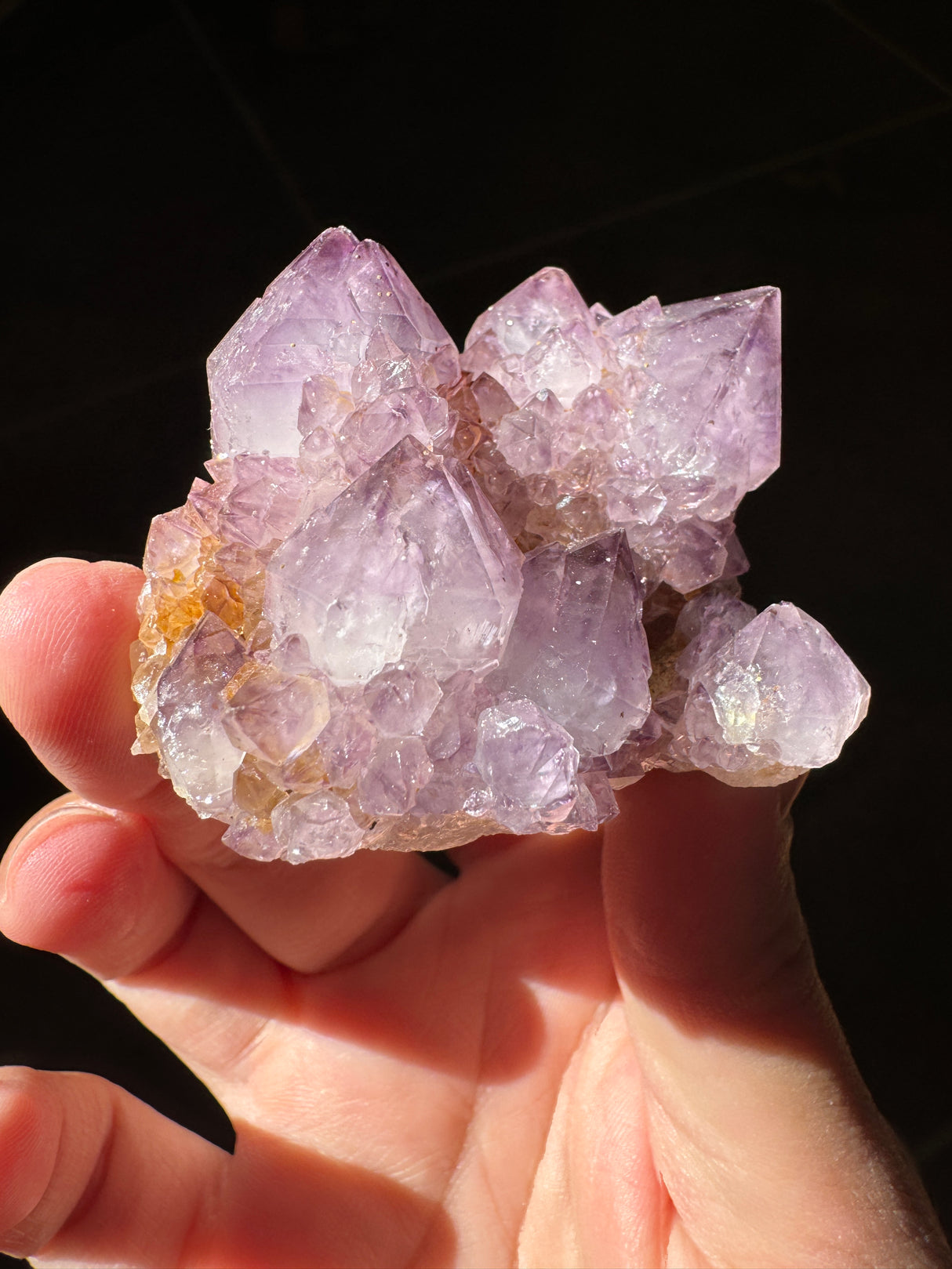 Deep Purple Spirit Quartz Cluster