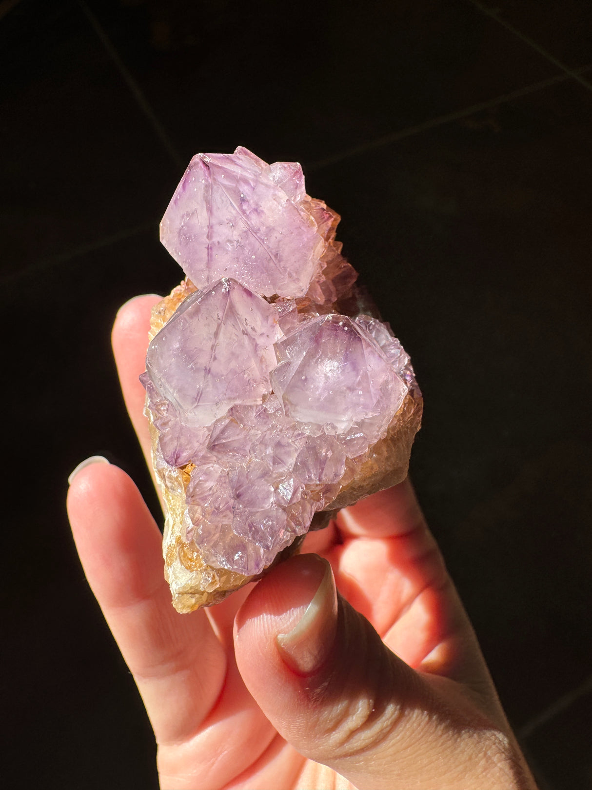 Deep Purple Spirit Quartz Cluster