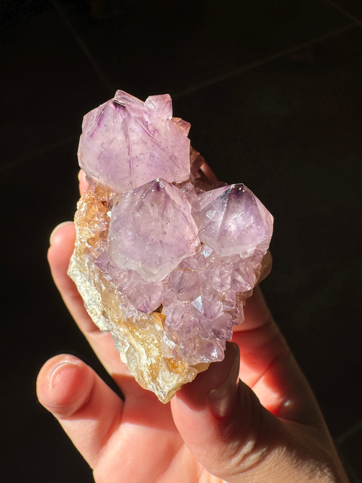 Deep Purple Spirit Quartz Cluster