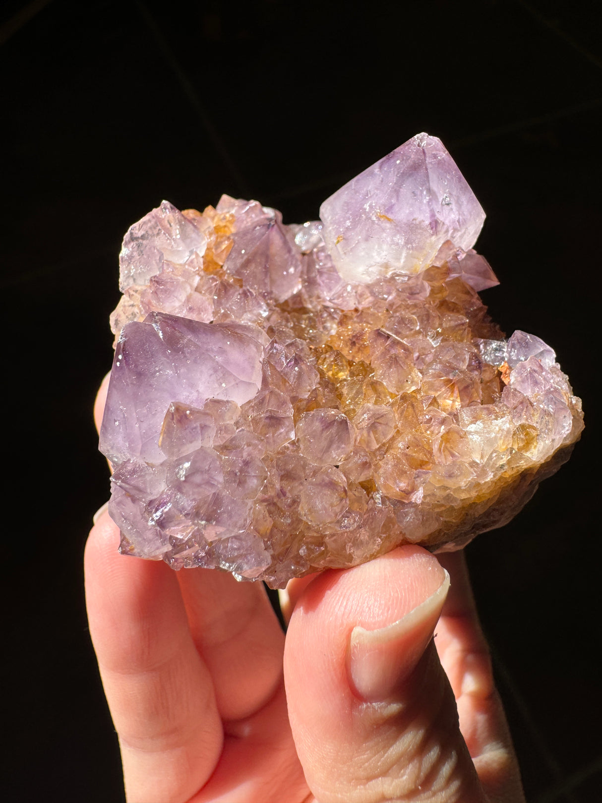 Deep Purple Spirit Quartz Cluster