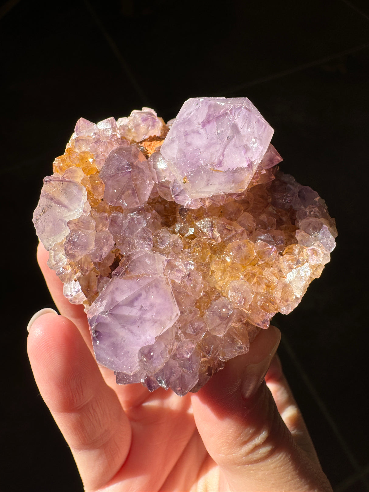 Deep Purple Spirit Quartz Cluster