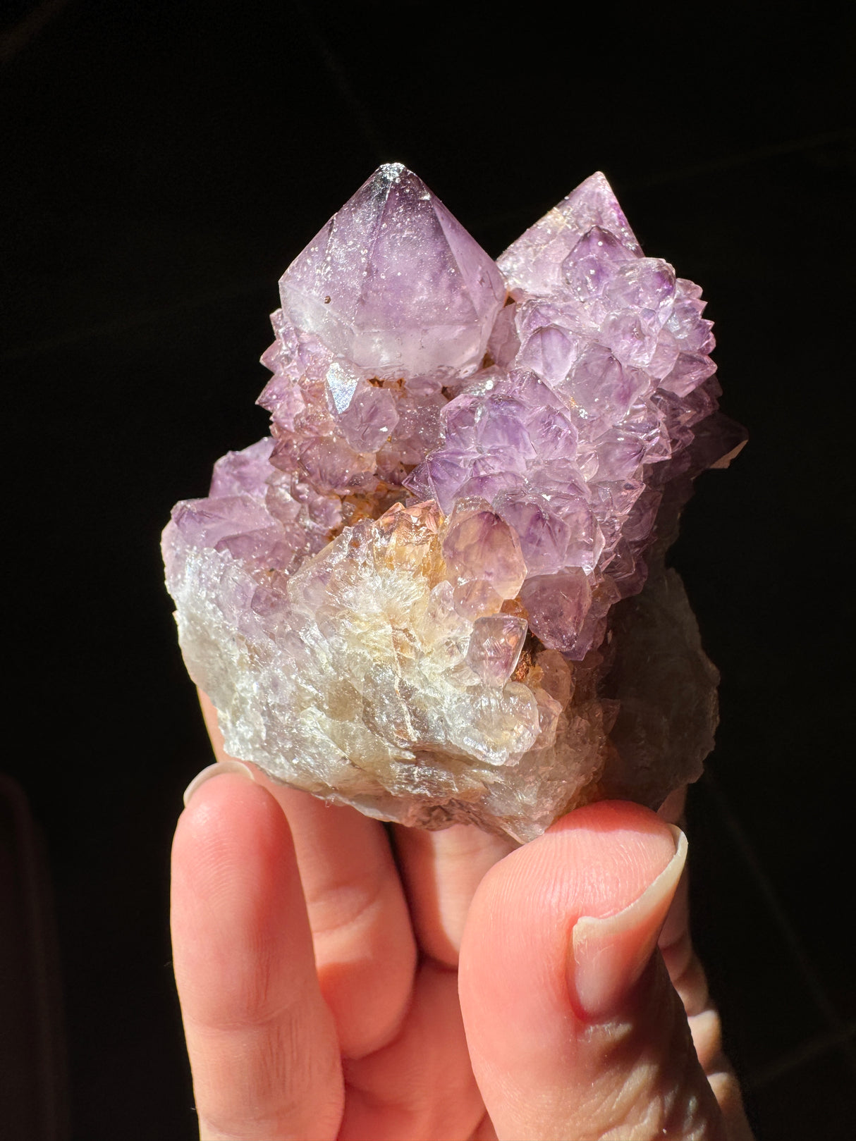 Deep Purple Spirit Quartz Cluster