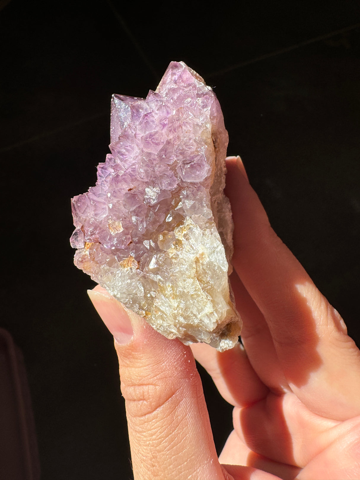 Deep Purple Spirit Quartz Cluster