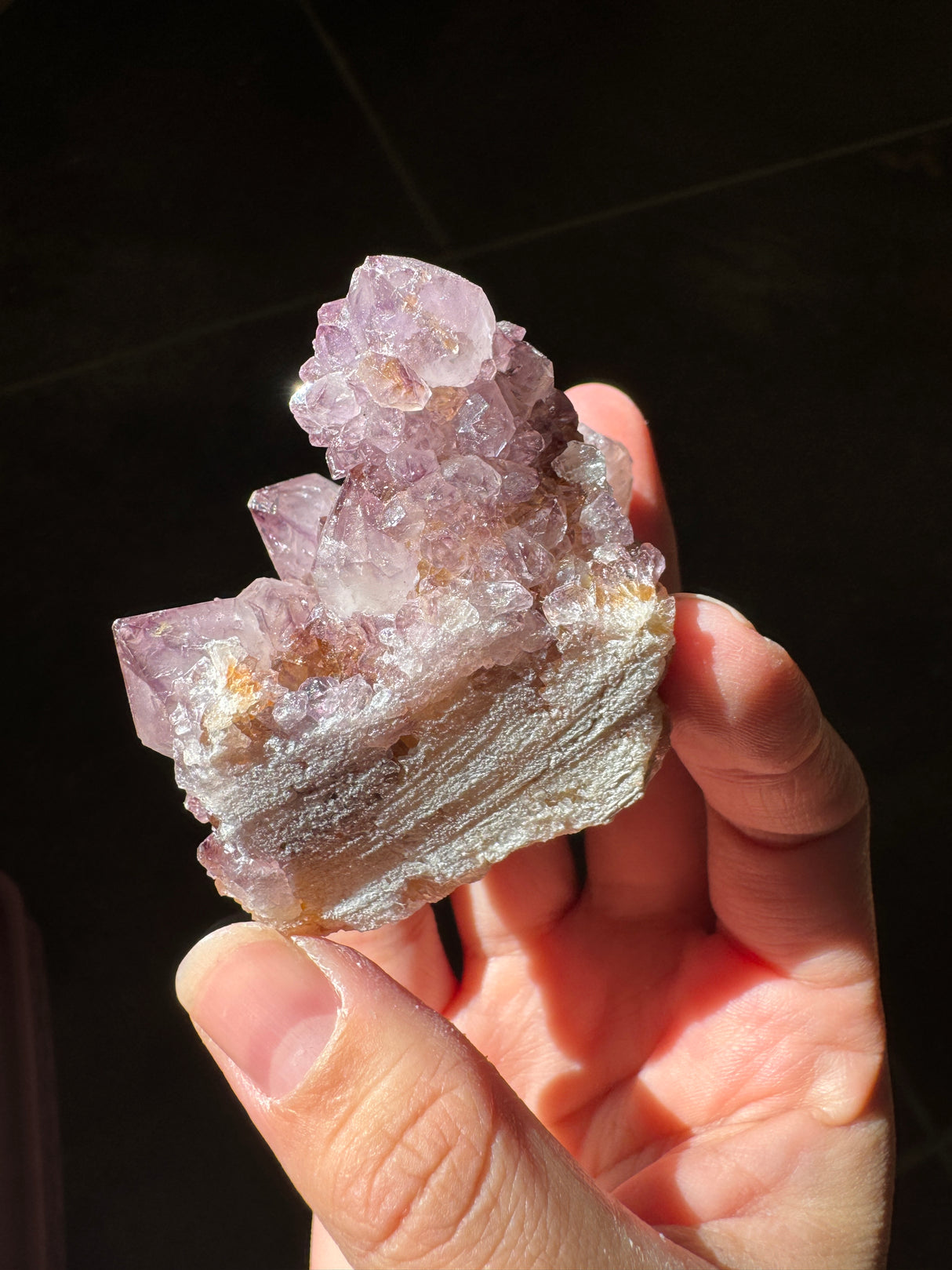 Deep Purple Spirit Quartz Cluster