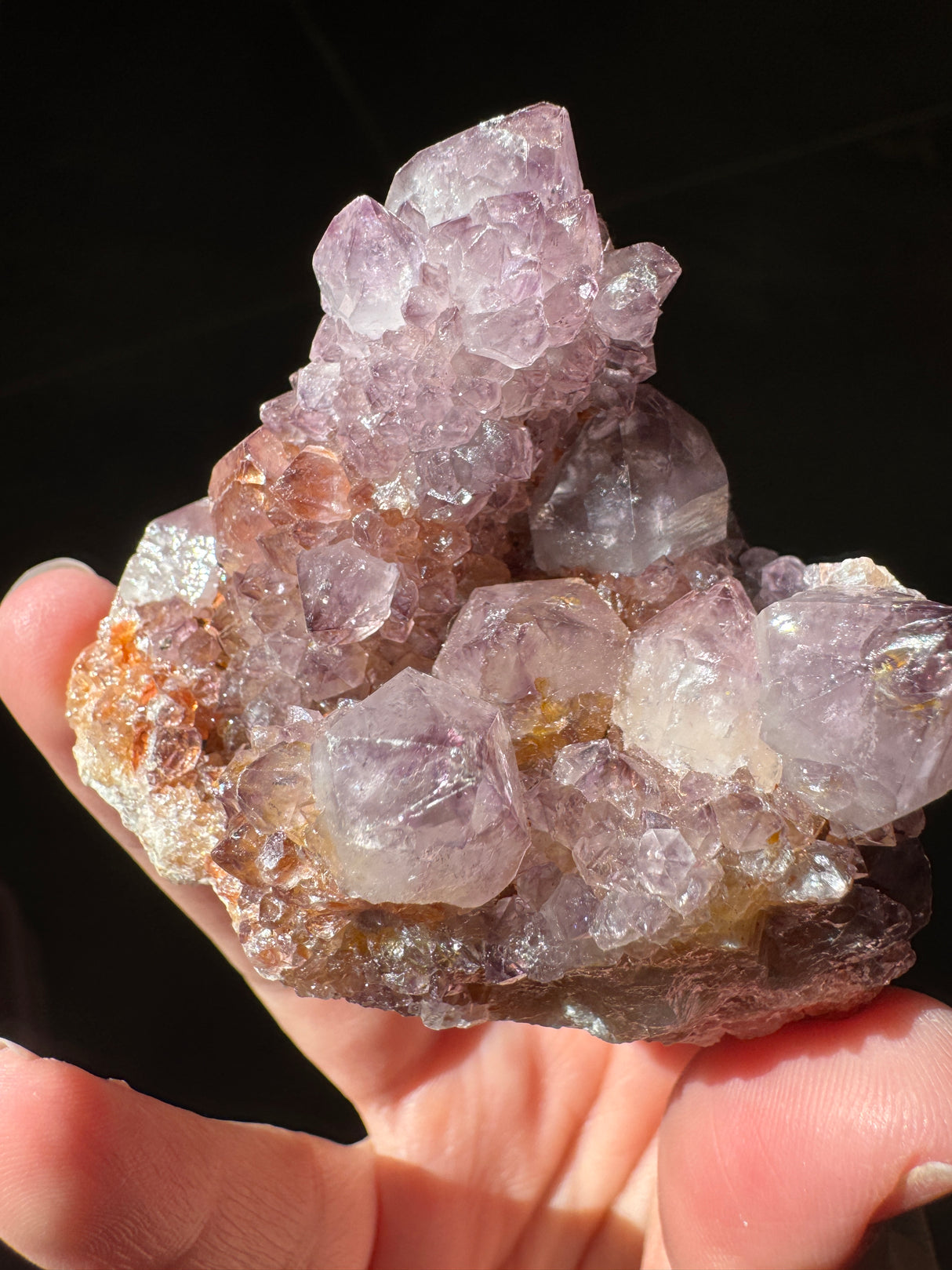 Deep Purple Spirit Quartz Cluster