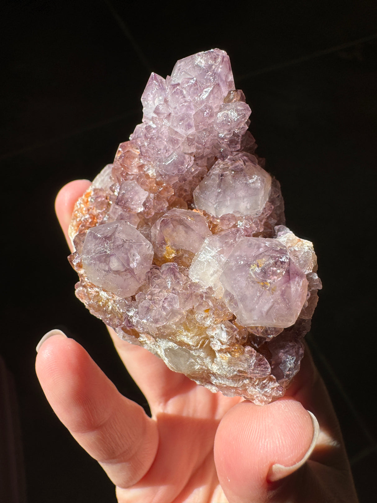 Deep Purple Spirit Quartz Cluster