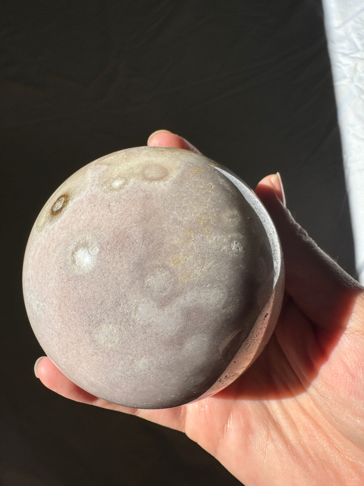 Pastel Flower Agate Sphere