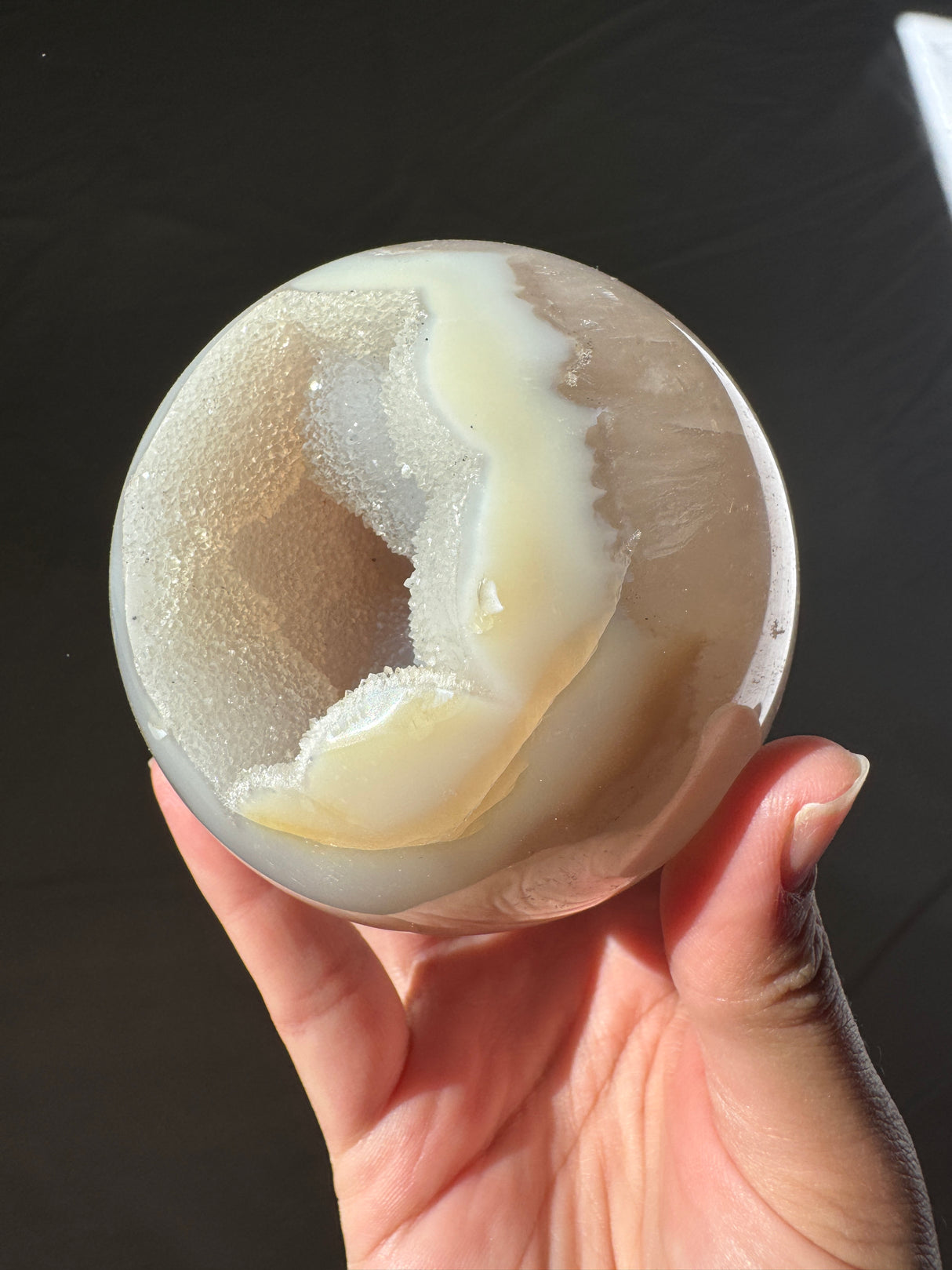 Pastel Druzy Agate Sphere