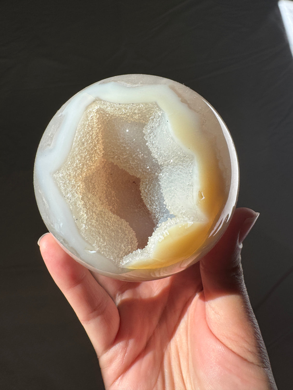 Pastel Druzy Agate Sphere