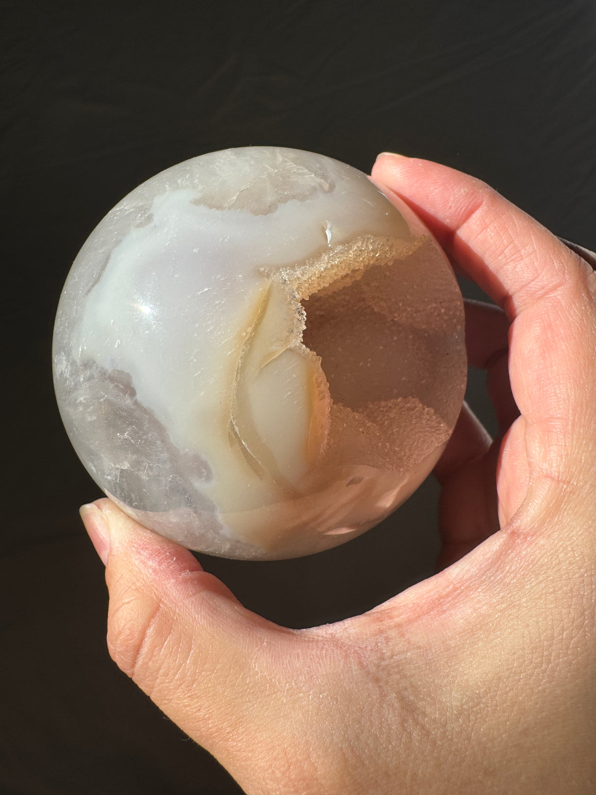 Pastel Druzy Agate Sphere