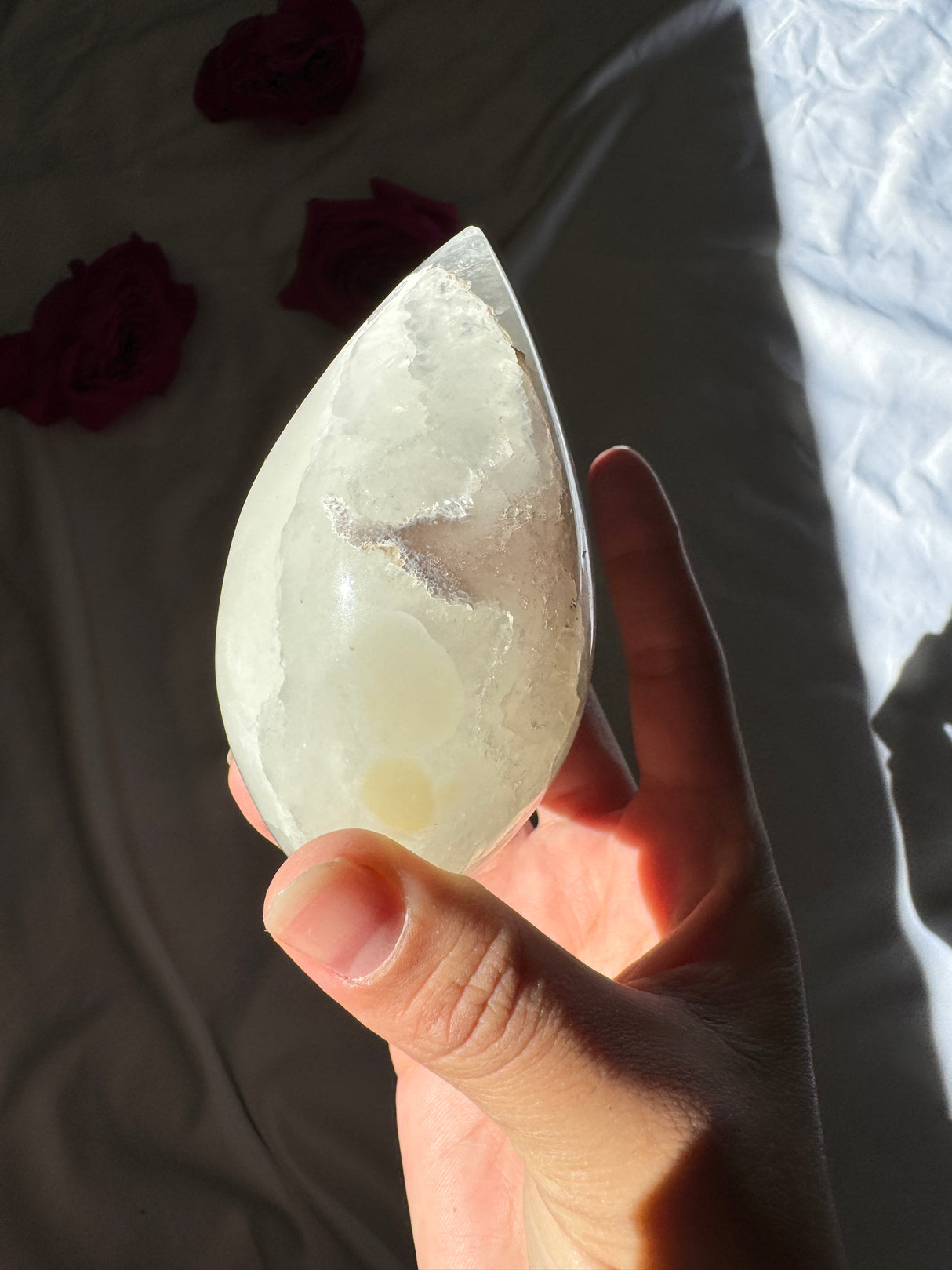 Agate Quartz x Amethyst Flame