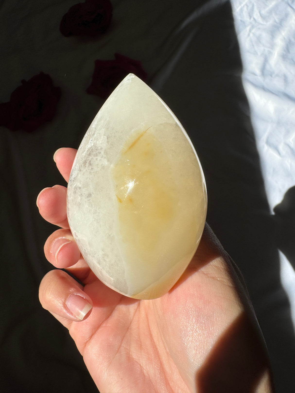 Agate Quartz x Amethyst Flame