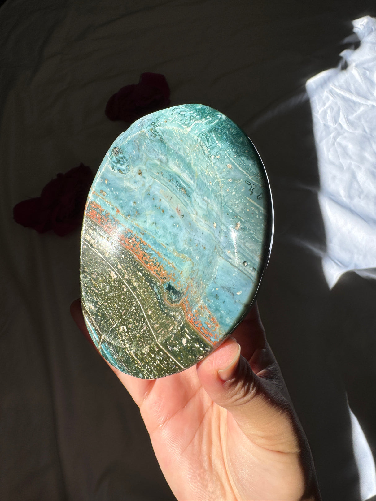 Blue Sea Jasper Bowl