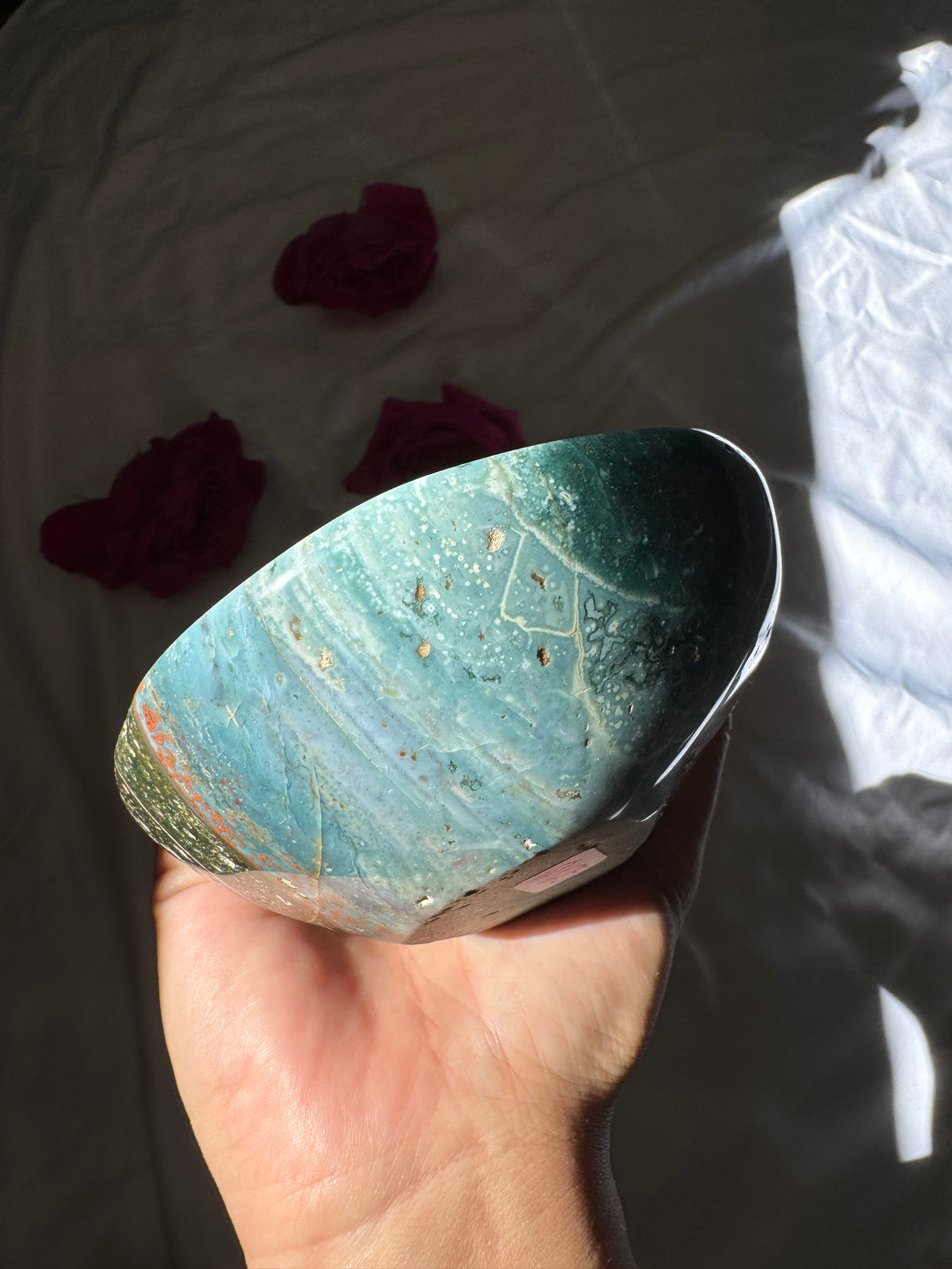 Blue Sea Jasper Bowl