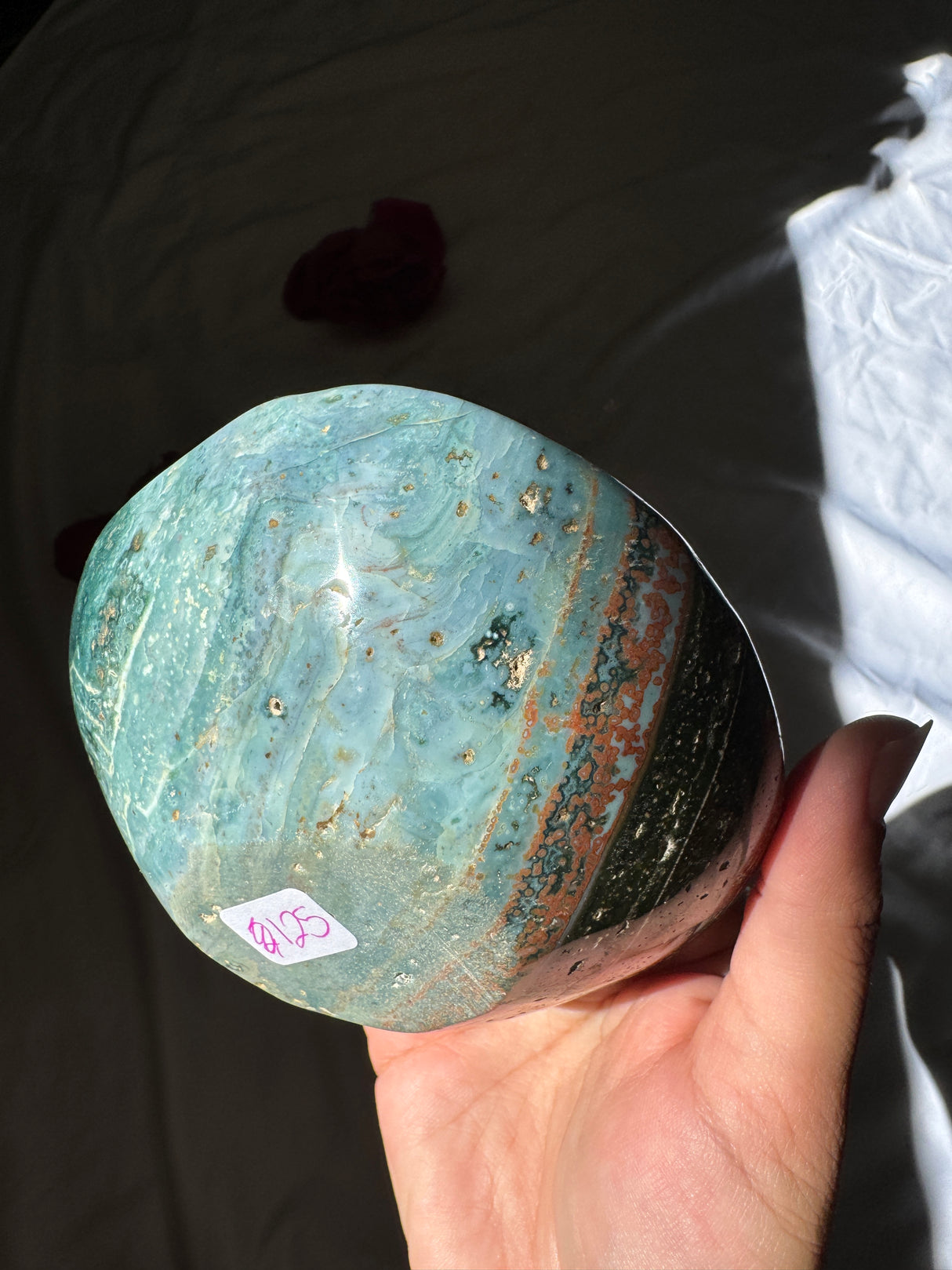 Blue Sea Jasper Bowl